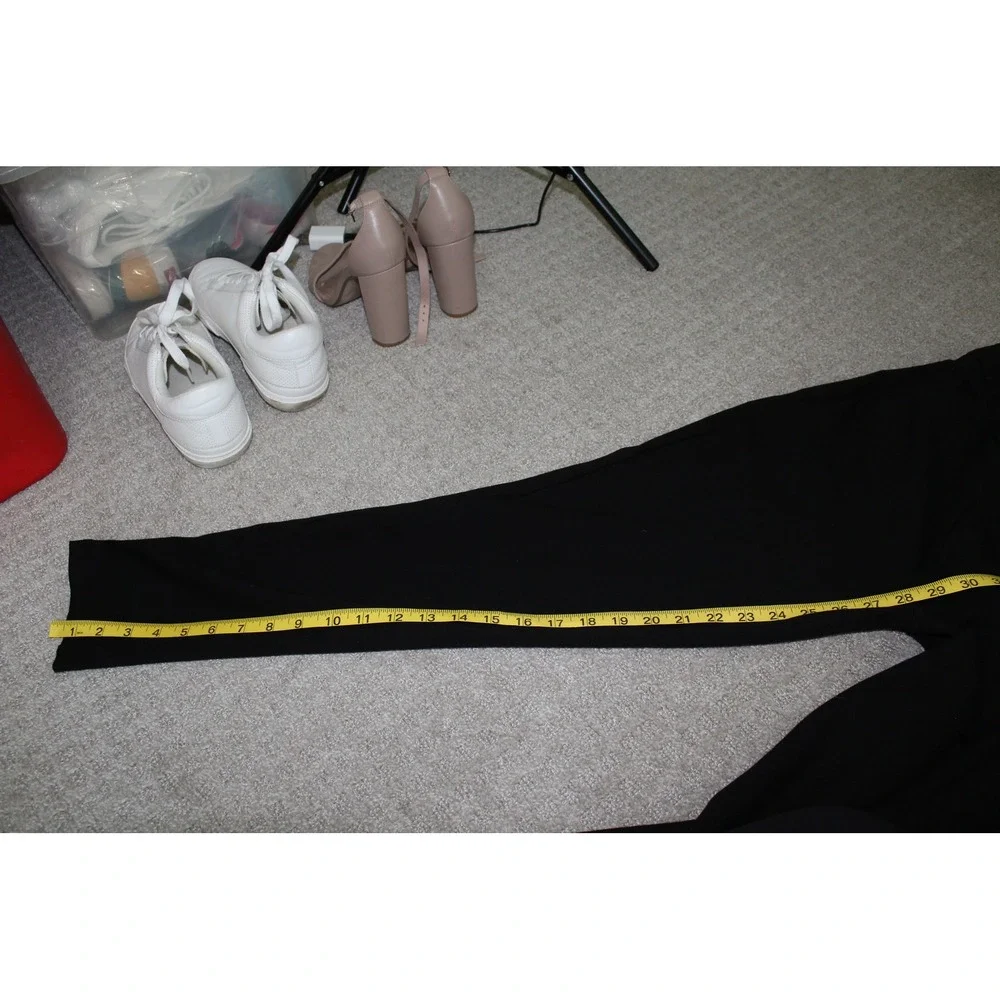Michael Kors Women's Black Skinny Stretch Ponte Pants High Rise Size M‎